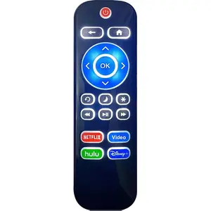 Replacement Backlit Remote Control for TCL/Hisense/Sharp/Philips/Onn/Element/Insignia/Westinghouse Roku TV (NOT for Roku Stick or Box)