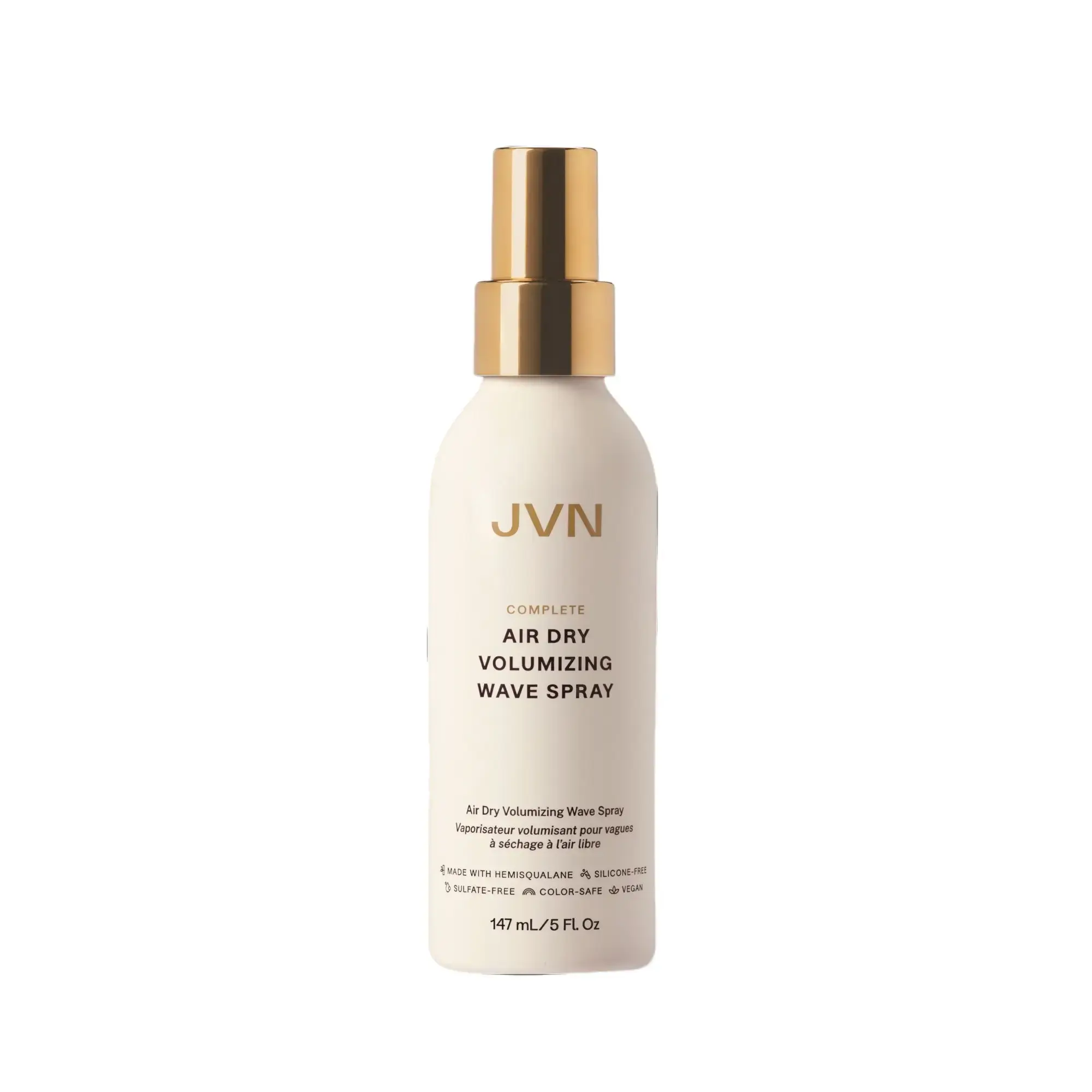 JVN Air Dry Volumizing Wave Spray, Heatless Waves & Texturizing Spray, Day 2 Refresh Hair Styling Product, 5.5oz