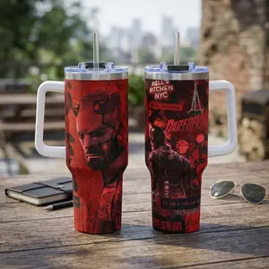 Vintage DD Born Again 20oz 40oz Tumbler, Movie Tumbler, Movie Fan Gift, Devil Tumbler Gift