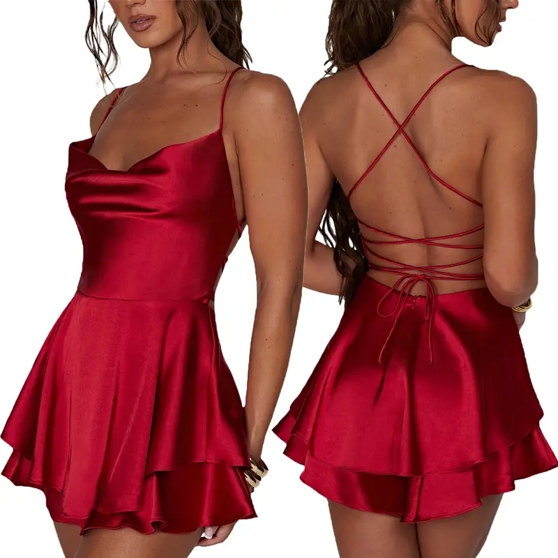 Crowl neck dress - TikTok Shop