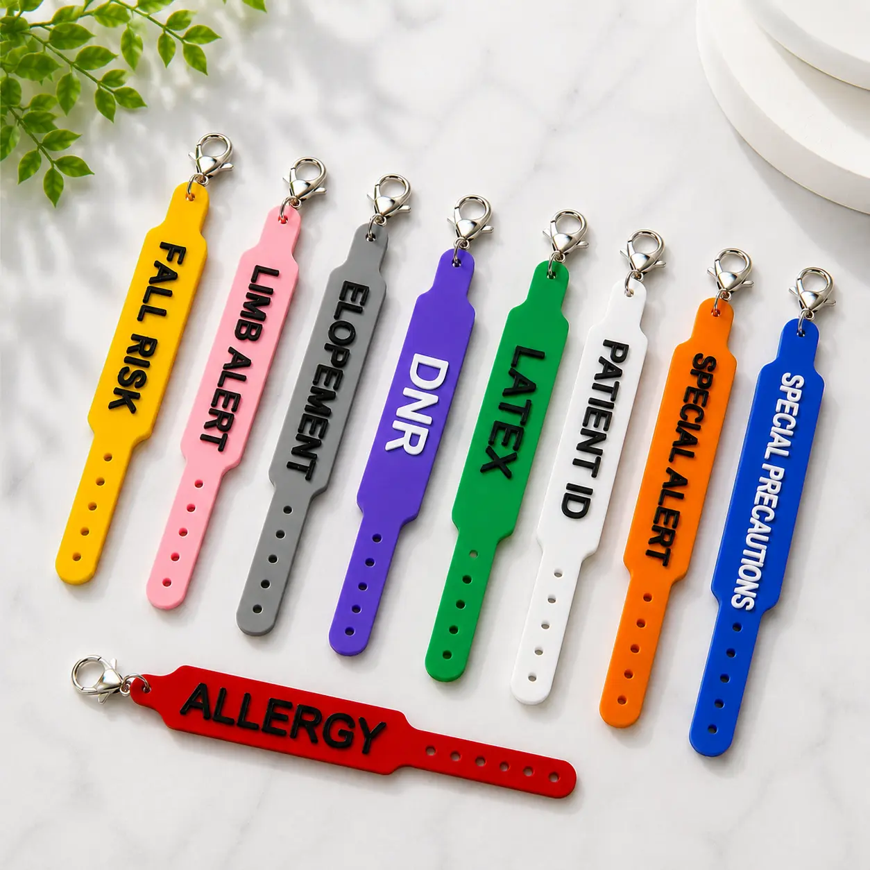 Hospital Wristband Charm- Miniature 3D Printed Badge Charm, Badge Reel Accessory for Nurses & Healthcare Workers