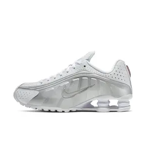 NIKE Shox R4 "White Metallic" Women's Footwear