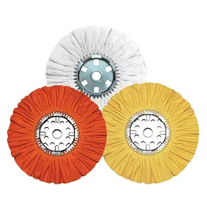 Renegade Products | Case Pack 12", 14", 16", and 20" Airway Buffing Wheels for Wheel Polishing Machines (5/Pack) | Industrial Metal Polishing for Aluminum & Stainless Steel