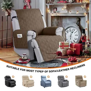 Sofa Couch Cover, Waterproof Non-Slip Hook Flower Sofa Cover, Machine Washable Recliner Cover, Pet Furniture Cover, Home Decoration