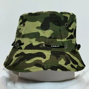 Camouflage Bucket Hat for Men and Women - Adjustable Fit, Sun Protection, Ideal for Outdoor Wear