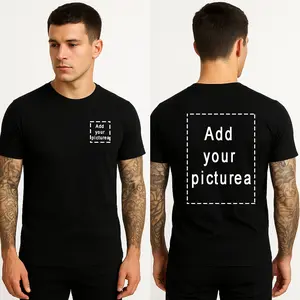 Soft & Comfortable Custom T-Shirts: Unisex Short Sleeves, 240g Cotton Black & White Basics, Photo-Real Prints – Ideal Gift for Both Him & Her
