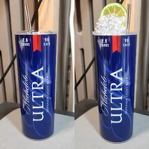 Ultra 20 oz Tumbler- Hot and Cold Drinkware for Work or Gym with Rubber Sticker Bottom Flasks Water Bottles