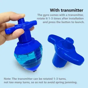 Party interactive candy spinning top, colorful lights, transmitter, long-lasting spinning fun, multiple colors to choose from
