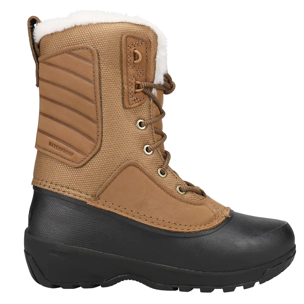 The North Face Womens Shellista Iv Mid Waterproof Snow Casual Boots Mid Calf - Brown