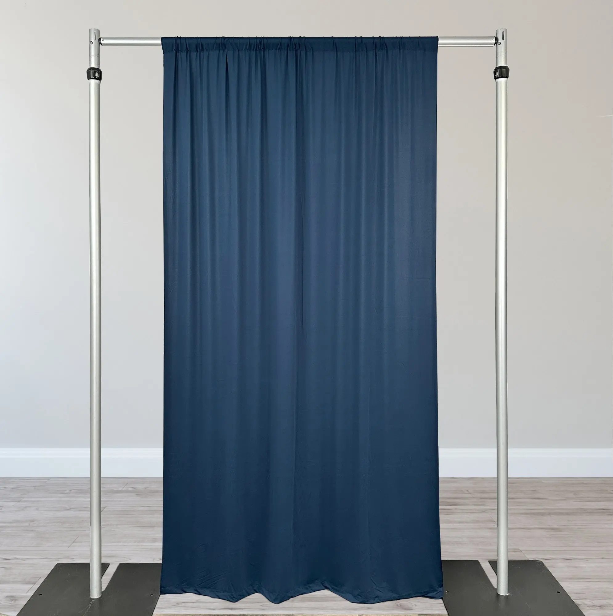 Stretch Spandex 12ft x 60" Drape/Backdrop Navy Blue