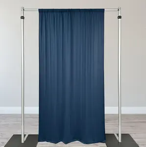 Stretch Spandex 12ft x 60" Drape/Backdrop Navy Blue