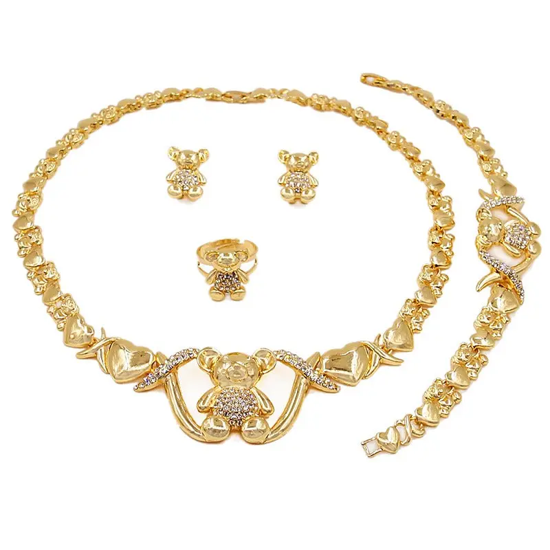 Diamond cut bear set