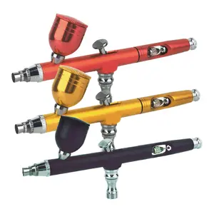 Ar130 Model Airbrush Pump for Beginners, Ideal for Painting, Wall Art, Furniture Repair & Cake Decoration, Aluminum Material, Paint Spraying Tool