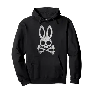 Jolly Roger Bunny Skull Crossbones Men Women Adults Pullover Hoodie - Rauldiazde Shop Tb0d9srbtr5