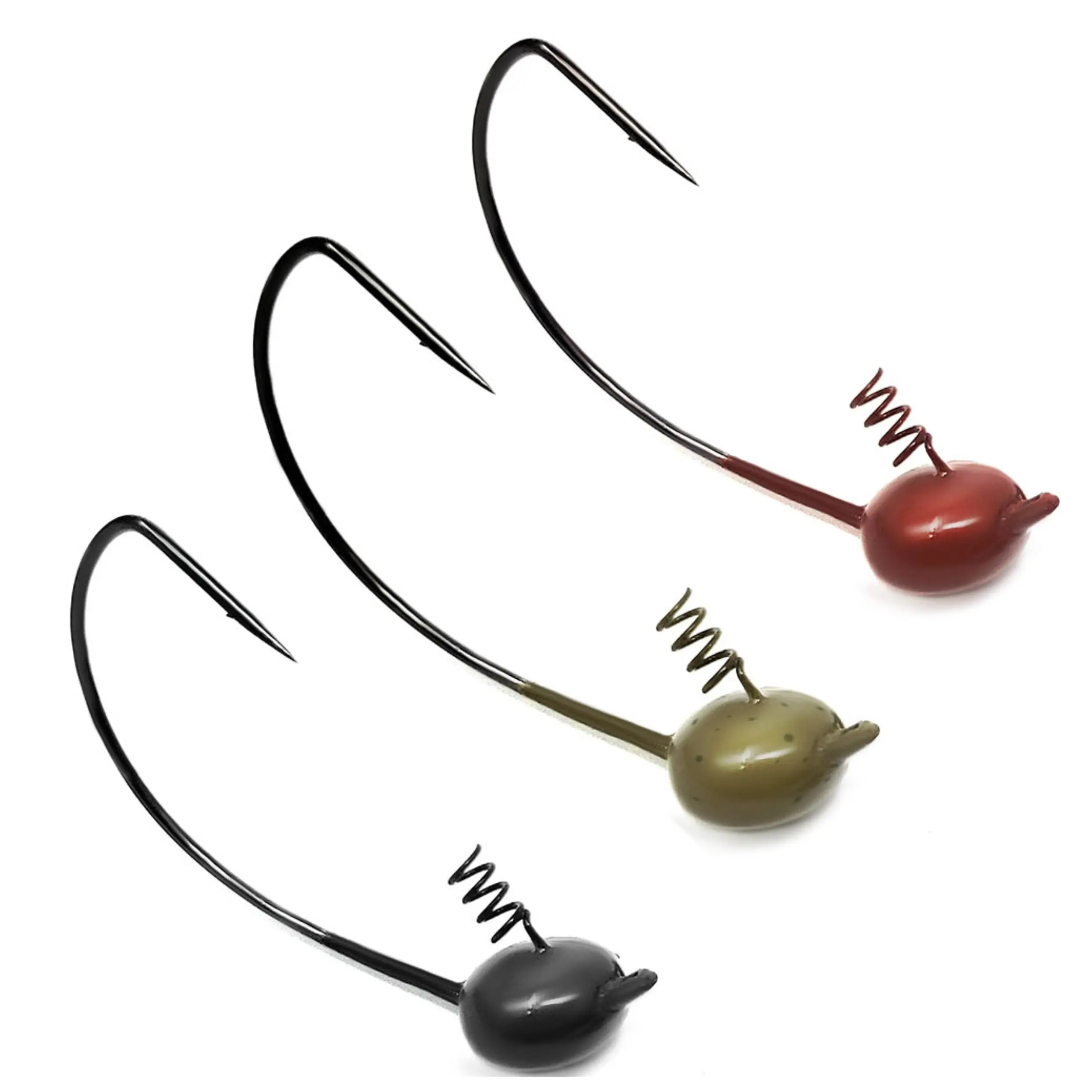Tungsten Shaky Head Jigs 5-Pack, Precision Balanced Finesse Artificial Fishing Lures for Bass Fishing, High-Sensitivity Terminal Tackle, Bass Fishing Lures, Jig Heads For Fishing