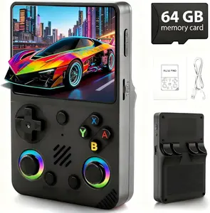 RG36 Pro Open Source System Retro Handheld Gaming Console, 3.5-inch IPS Screen, Multiple Classic Games, 64G TF Card, 3000mAh Battery, Portable Travel Game Player, Perfect Gift for Teenagers or Partners
