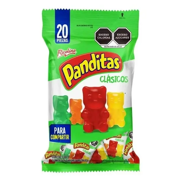 Gomitas Mini Panditas Ricolino- 20pz - Fruity Gummies Gomitas Mini Panditas Ricolino- 20pz - Fruity Gummies