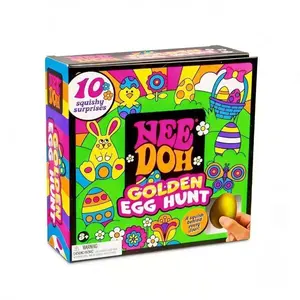 NeeDoh Easter Bundle - Squishy Easter Fun Set Toys -Various Textures and Fillings - Ages 3 and Up - Bundle of 5 NeeDoh Toys