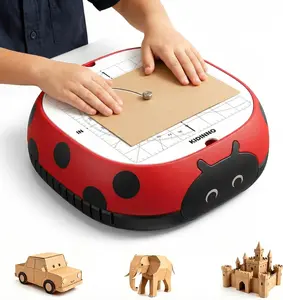 KIDINNO Safe STEM Cardboard Cutter for Kids - Safety-Focused DIY Craft Tool for Classroom Activities & Engineering Learning
