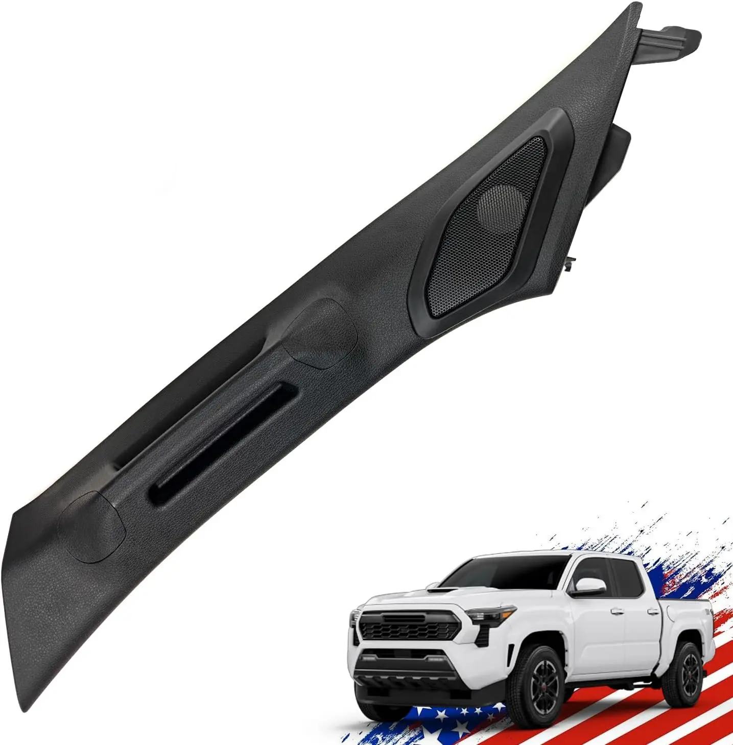 【A-Pillar Grab Handle】Driver seat A Pillar Grab Handle Compatible Toyota Tacoma 2024 2025 2026 Gen4 Interior Trim Assist Handle Driver Side Car Compatible with 2024 2025 Toyota Tacoma Replacement car Accessory Black