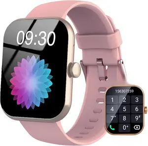 Gloryfit Smart Watch for Women Men 1.91" HD Display IP68 Waterproof 120+ Sport Modes Heart Rate Sleep Monitor Pedometer Activity Tracker for Android iOS Wearable Bluetooth Multifunction Wristwatch Screen