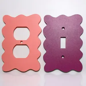 Vintage Scalloped Outlet Cover – Aesthetic Wall Plate, Decorative Light Switch Cover, Easy Install, Home Decor Upgrade