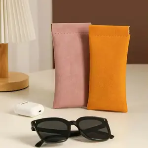 2 Pack Hard Shell Sunglasses Case with Automatic Closure, Waterproof Protective Eyeglasses Storage Bag for Men & Women, Travel Glasses Organizer for Daily Use & Outdoor Protection