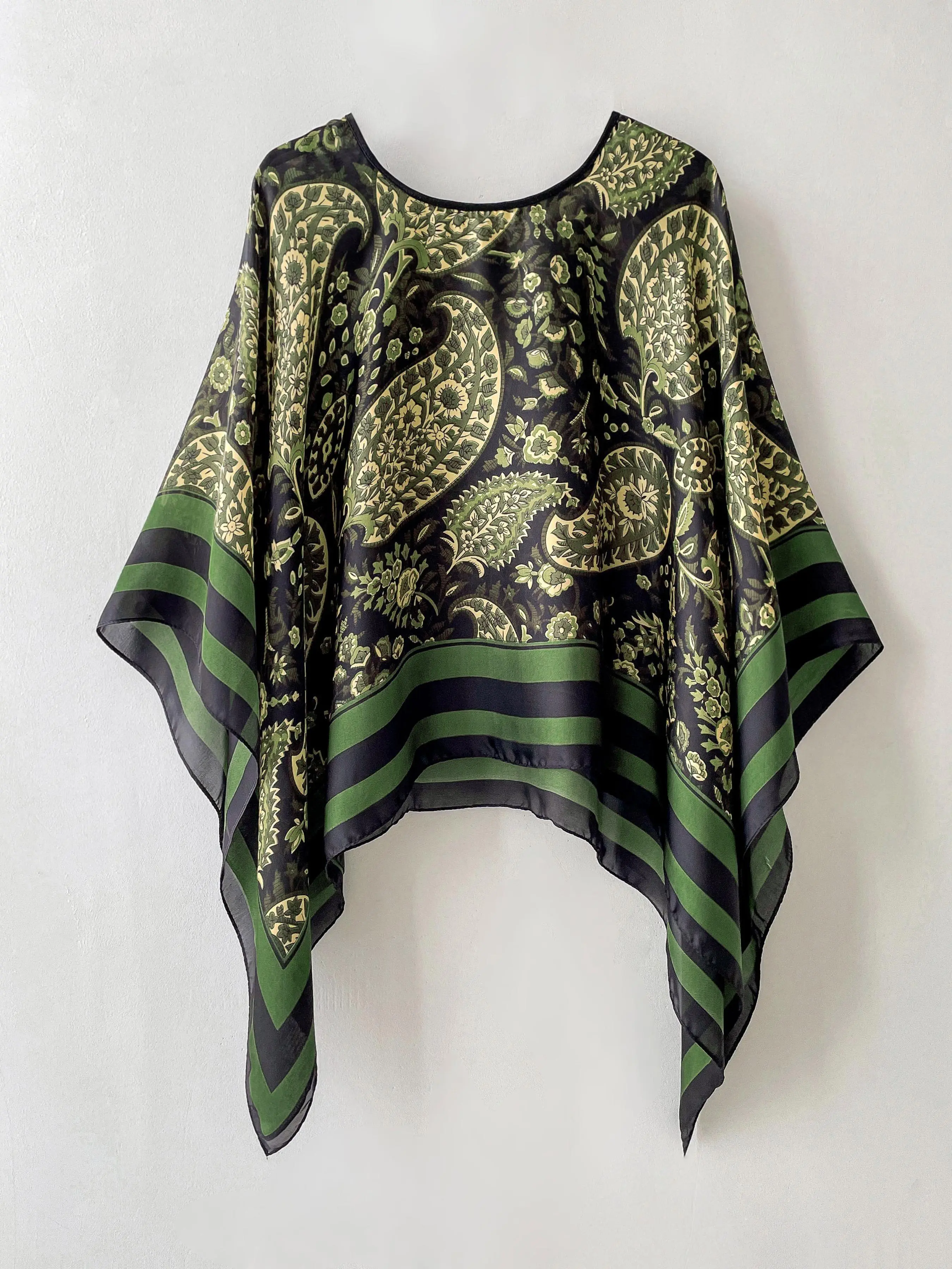 Paisley Print Scarf, Casual Soft Comfortable Floral Print Shawl Wrap for Women, Boho Style Scarf, Fashion Accessories for Daily Wear, Trendy All-match & Exquisite Scarf for Birthday Gift, Floral Pattern Shawl, Boho Floral Shawl