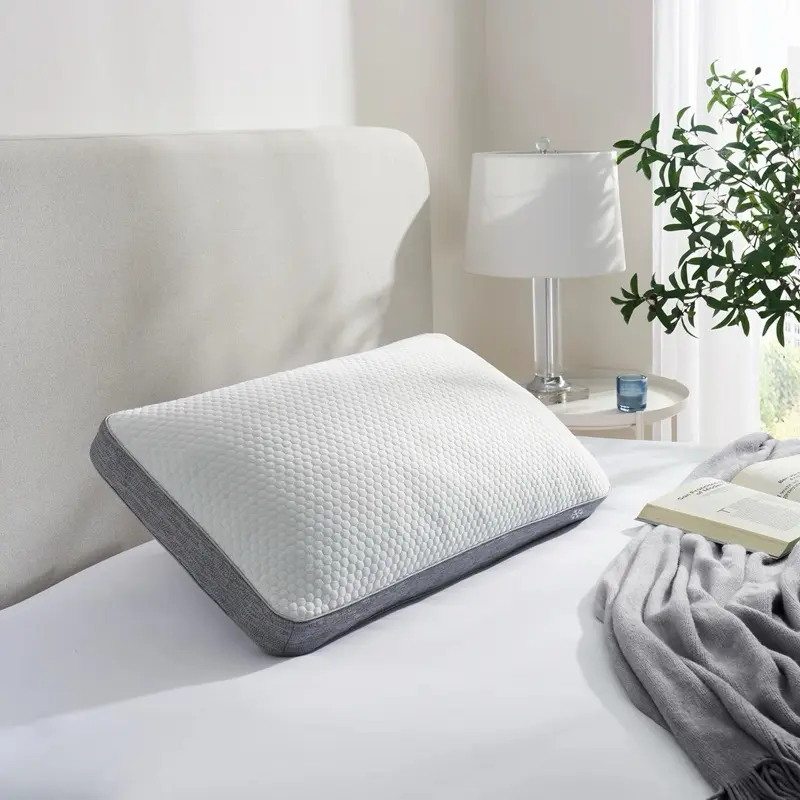 Sleeptone Cooling Pillow Standard Size Hypoallergenic Adjustable Filling for Comfortable Sleep