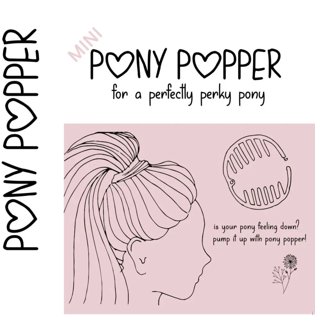 Mini Pony Popper Hair Clip Clips For Hair Hair Clips Cute