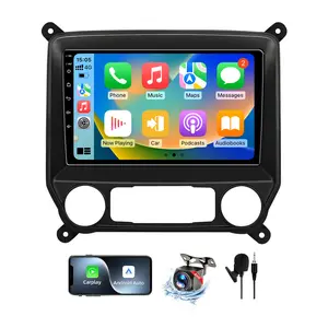10" Android 13 Car Stereo for Chevy Silverado & GMC Sierra 2014-2018 Wireless CarPlay Android Auto GPS Plug & Play with Backup Camera Car Video Player Car Media Player