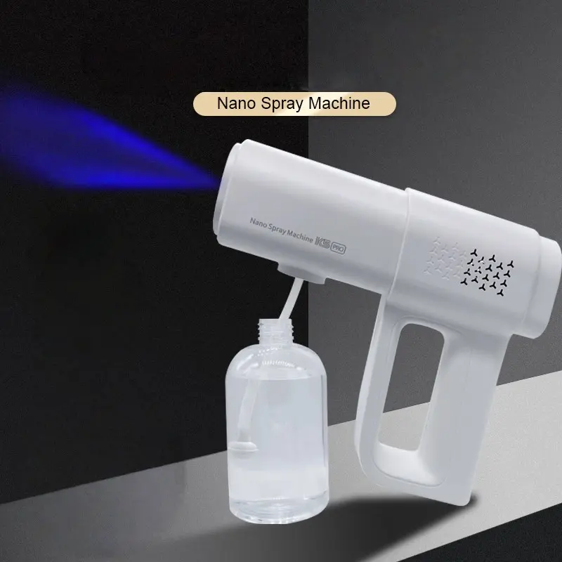 Portable USB Rechargeable Nanometer Disinfectant Sprayer, 380ML Capacity, Multi-Use for Home, Garden, Hair Care, Long Battery Life