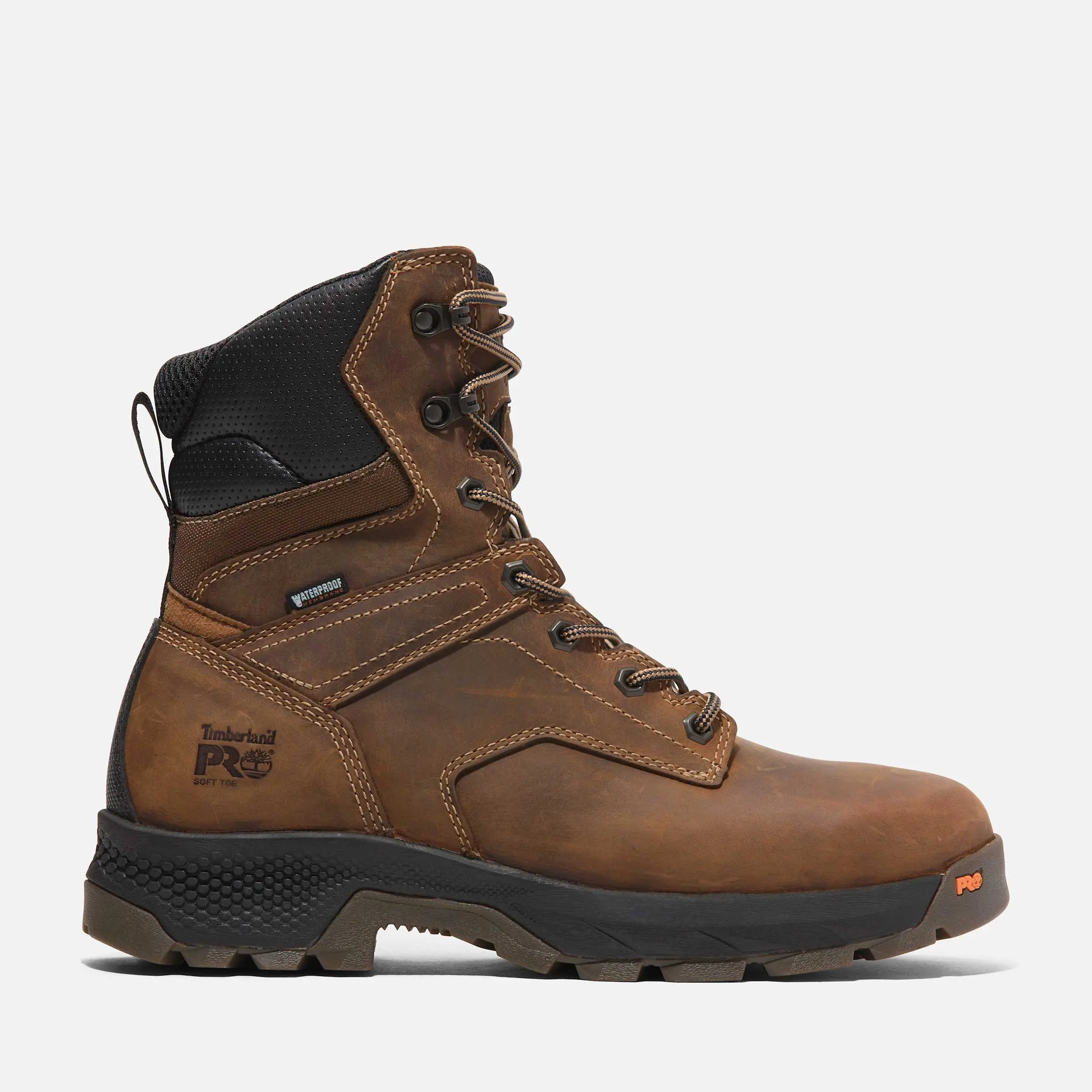 Timberland Men's TiTAN EV  8" Soft-Toe Waterproof Work Boot