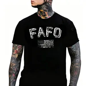 FAFO American Flag Men's TShirt, TShirt for Gun Owners, 2nd Amendment, Veteran