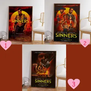 Sinners Movie Poster, Wall Art ,Art Home decoration Poster, Gifts High Quality ,Canvas Art Print, UNFRAME