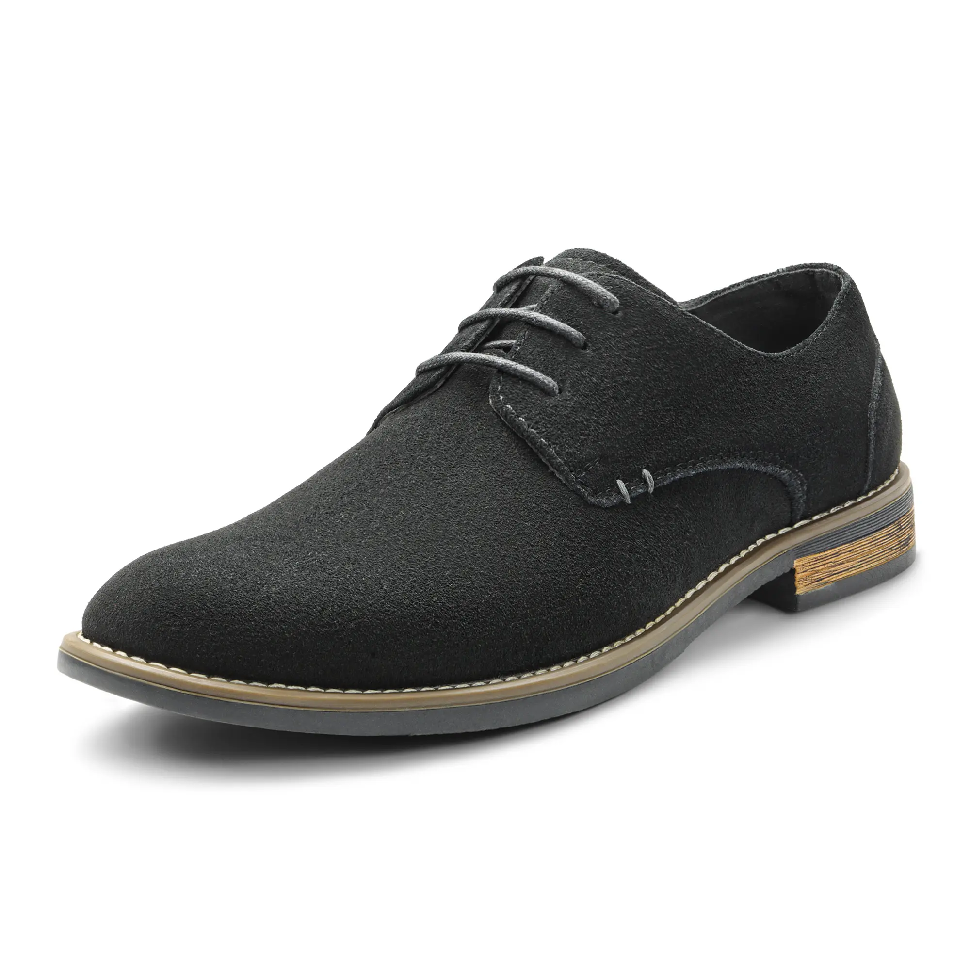 Dream Pairs Men's Suede Plain-Toe Lace-Up Oxford Dress Footwear - Men's Shoes for Casual, Office Wear, All Seasons, Secure Fit