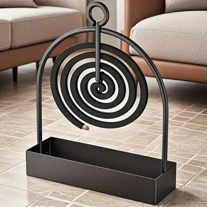 1 Mosquito Coil Holder, Sandalwood Holder, Metal Material, Suitable for Hanging Mosquito Coils or Sandalwood, Ideal for Decorating Living Room/Bedroom and Outdoor Camping