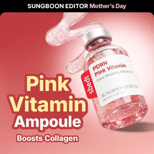 [Sungboon] PDRN Glow Boost Ampoule | Rejuvenating Face Serum for Radient Glass Skin, Wrinkle and Fine Line Treatment, Firming, and Deep Hydration, Korean Skincare