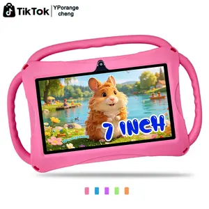 New Summer 7-Inch Smart Tablet for Kids & Students, 5G Cellular + High-Speed WiFi, Dual Use for Study & Office, HD Full Screen, Front & Rear Dual Cameras, Full-Body Shockproof Case, Early Learning + Entertainment, Online Class Ready, Unisex for Boys, Girl