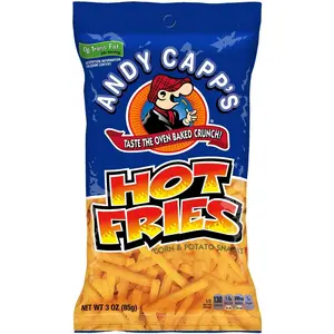 Andy Capp's Hot Fries Snacks, 3 oz, (12)