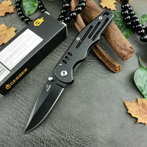Best-Selling GB 110 Pocket Folding Knife with 5Cr13Mov Blade and 420 Steel Handle—Lightweight, Everyday, Compact Outdoor Knife for Cutting, Survival, Rescue, Fishing, and Hiking—Multi-Purpose Tool