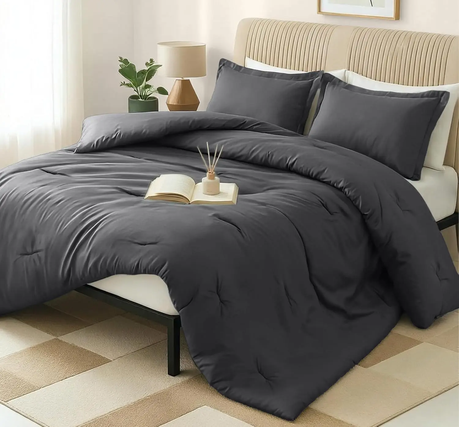 Comforter Set 3 Piece by Utopia Bedding, Bedding Comforters Sets, Down Alternative Soft Bed Set Comforter Set 3 Piece by Utopia Bedding, Bedding Comforters Sets, Down Alternative Soft Bed Set