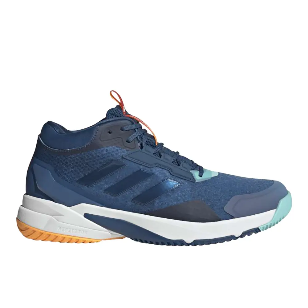 adidas Mens Crazyflight 6 Mid Indoor Volleyball Sneakers Shoes - Blue