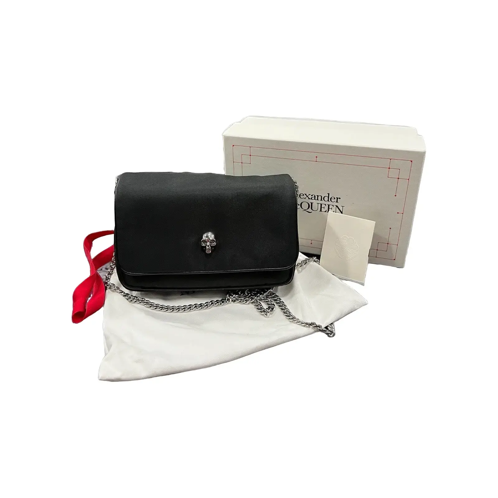 Alexander McQueen Black Nylon Skull/Logo Crossbody NIB - TikTok Shop