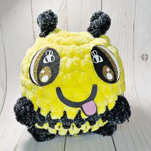 Huge Chubby Bee Cutie Crochet Plushie