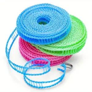 3/5 M Barrier Clothesline Non-Slip Clothesline Windproof Clothesline Clothesline Quilt Airing Rope Laundry Outdoor Travel Household Home Goods