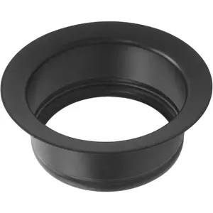 Black Garbage Disposal Sink Flange for , FLG-MTBLK Kitchen Sink Garbage Disposal, Garbage Disposal Stopper, 3-1/2 Inch  Stainless Steel Flange - 1 Pack