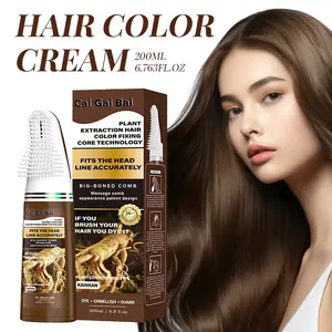 Hair Dye Shampoo Comb-Type, dye 3-in-1 shampoo , Fast, Gentle, Plant-Based Formula, Multi-Color Range, Black, Brown, Red, Home Hair Coloring