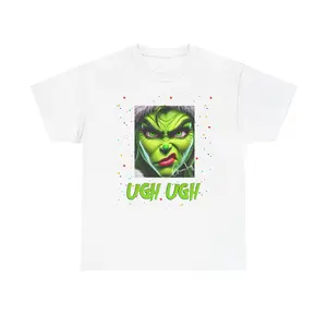 Grinchy Ugh Ugh T-Shirt, Christmas T-Shirt, Unisex T-Shirt, Grinchmas T-Shirt, Happy Christmas, Merry Christmas, Holiday T-Shirt