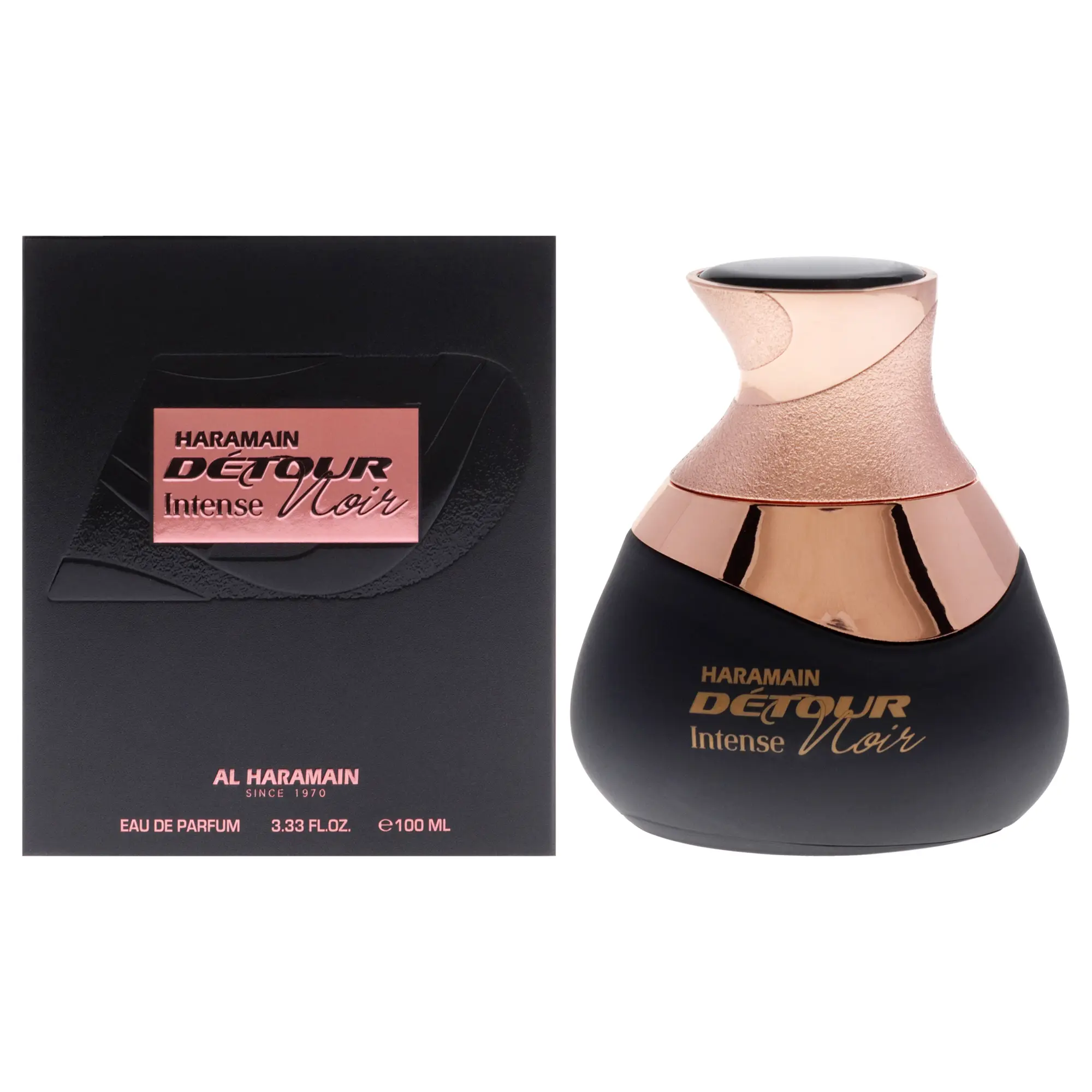 Detour Noir Intense by Al Haramain for Unisex - 3.33 oz EDP Spray
